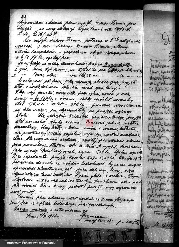 Obraz 18 z jednostki "Majętność leśna /Siekówko/ powiat kościański"