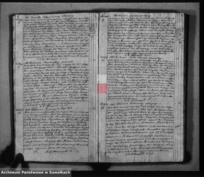 image.from.unit.number "Akta urodzonych gminy wiżayńskiey powiatu kalwaryskiego w departamencie łomżyńskim od dnia 1-go miesiąca stycznia 1815 roku do dnia ostatniego miesiąca grudnia tegoż roku"