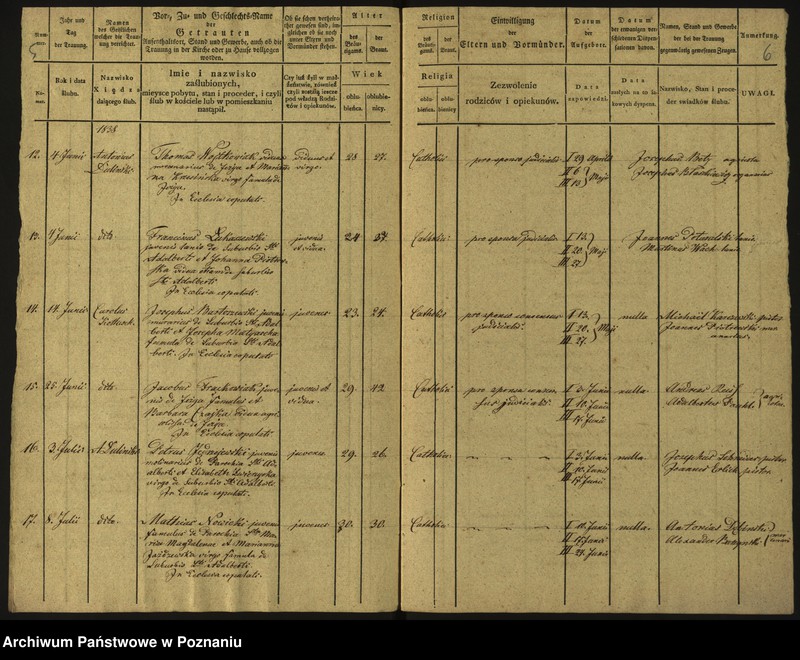 Obraz 6 z jednostki "Księga małżeństw"