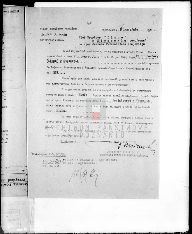 Obraz 17 z jednostki "Klub Sportowy,,Lipno" w Stęszewie"