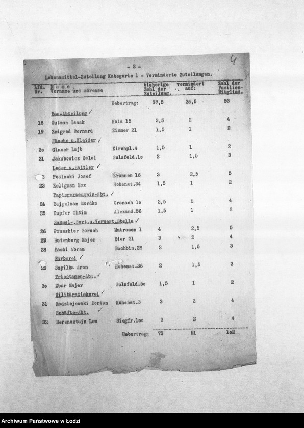 Obraz 7 z jednostki "[Korespondencja PSŻ z wydziałami i resortami w sprawie przydziałów żywnościowych dla ich pracowników]"