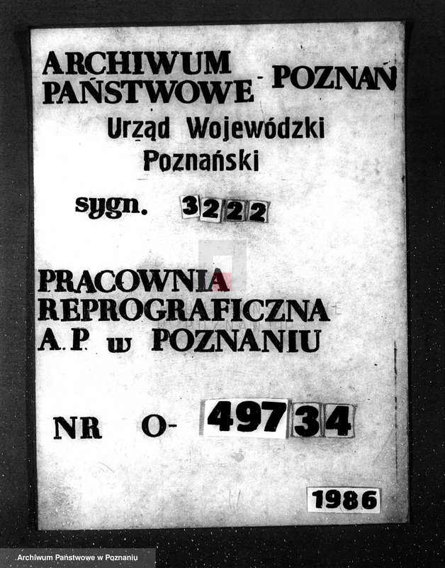 Obraz 1 z jednostki "Nadzór nad gospodarką w lasach majątku Karczewo powiecie gnieźnieńskim"