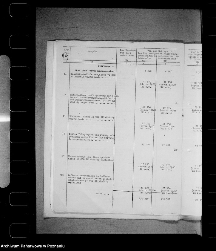 Obraz 18 z jednostki "Fundusze- Landrätliche Verwaltung"