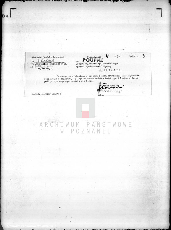 Obraz 8 z jednostki "/Towarzystwo Ogrodu Działkowego i Hodowli Drobnego Inwentarza im. św. Wojciecha w Poznaniu/"