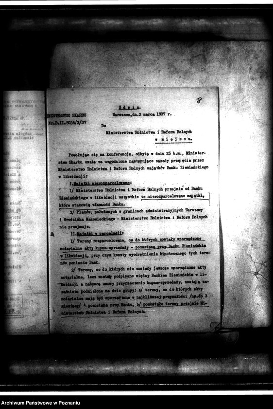 Obraz 12 z jednostki "Mikulice, nabycie nieruchomości w trybie art. 8 ustawy o wykonaniu reformy rolnej"