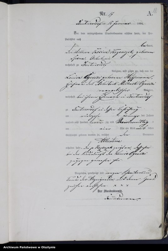 image.from.unit.number "Geburts-Haupt-Register Nr 1 - 322"