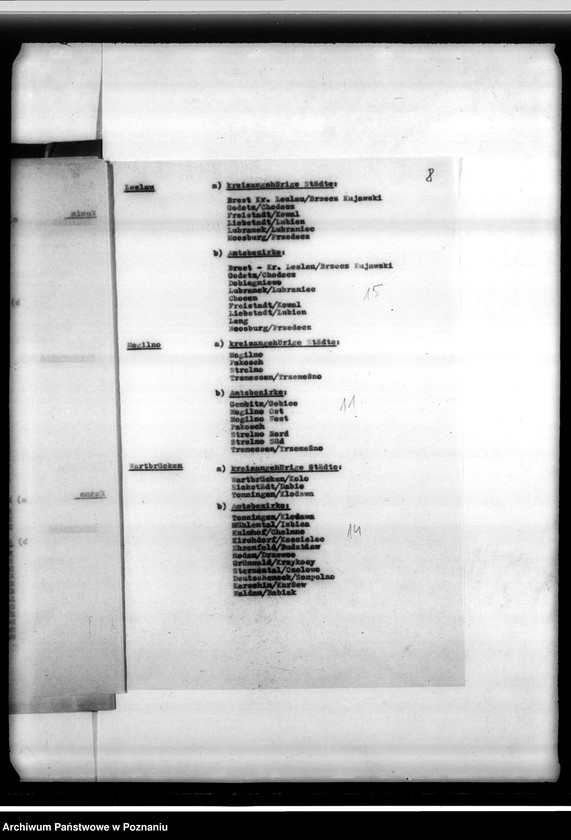 Obraz 12 z jednostki "Verzeichnis von Amtsbezirken"