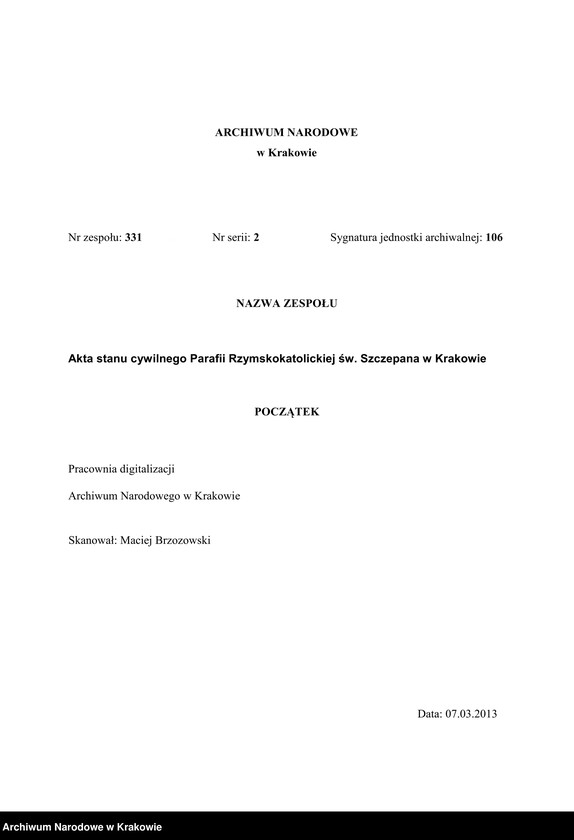 Obraz 1 z jednostki "[Księga małżeństw]"