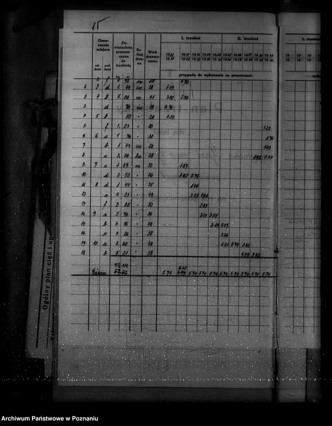 Obraz 19 z jednostki "Majętność Ujazd Rewir Ujazd powiat kościański /Plan urządzania gospodarstwa leśnego/"