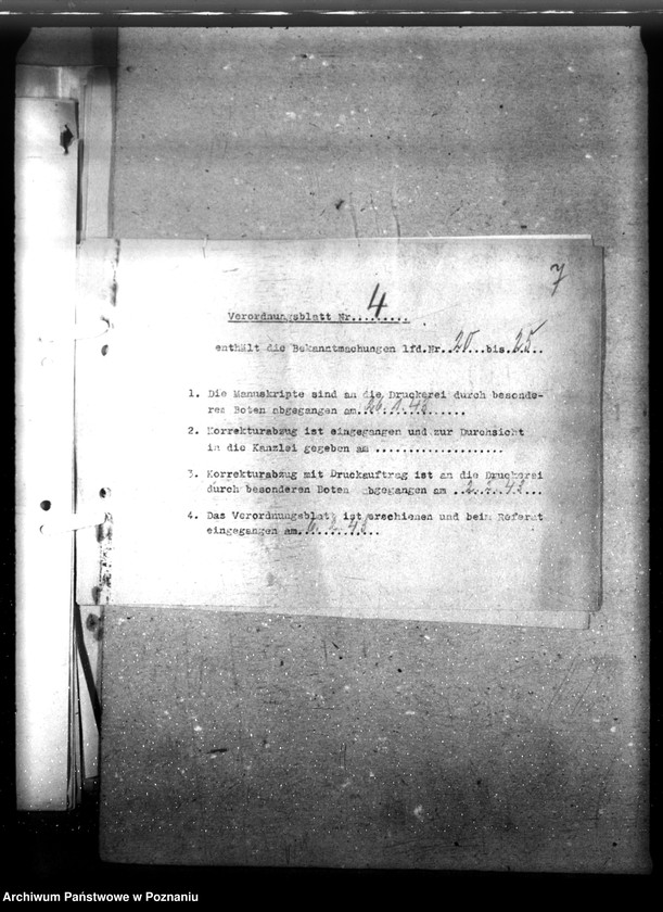 Obraz 11 z jednostki "Verordnungsblatt Nr. 4"