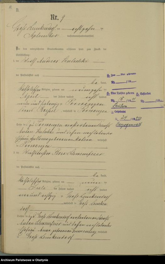 image.from.unit.number "Heiraths-Haupt-Register Nr 1 - 14; 1-17"