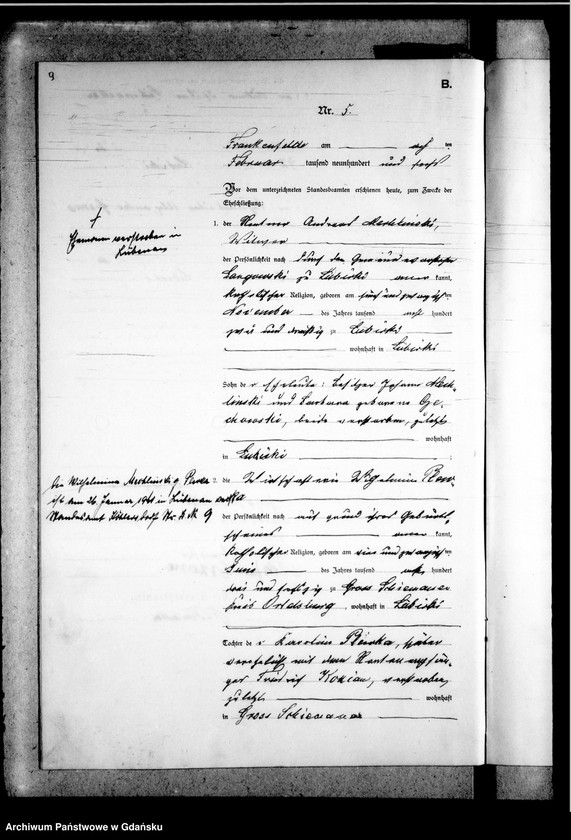 image.from.unit.number "Księga małżeństw"