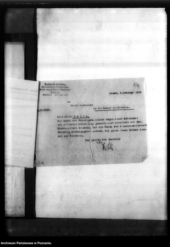 Obraz 18 z jednostki "Bruno Bartz - Julianhof, Kreis Schwetz (Świecie)"