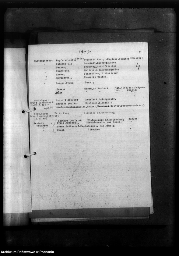 Obraz 8 z jednostki "Korespondencja w sprawie Niemców, którzy zginęli w 1939 roku w różnych powiatach"