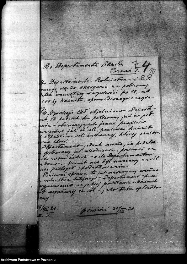 Obraz 14 z jednostki "Sprawy szczegółowo-administracyjne Sztuczne nawozy potasowe"