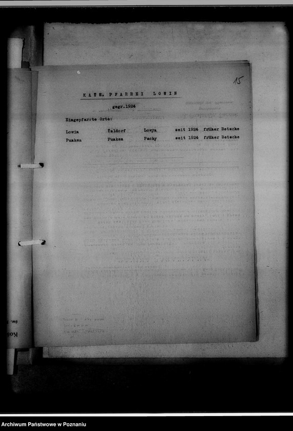 image.from.unit.number "Kreissippenamt Birnbaum [Międzychód]. Bücher evangelischer Kirchen, Altlutheraner, Bücher katholischer Kirchen, Zivilstandsregister, Seelenlisten, Zweitschriften"