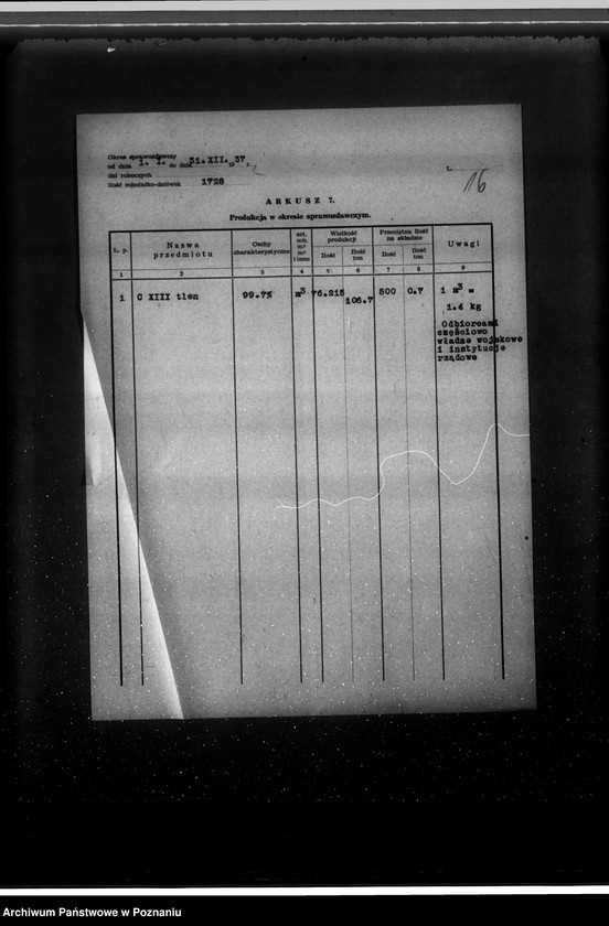 Obraz 20 z jednostki "Kwestionariusz "Sawja" Fabryka tlenu A. Jezierskiego w Czempiniu"