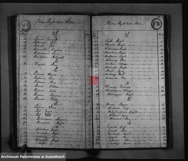 Obraz 18 z jednostki "Akta Umarłych Gminy Filipowskiey od Dnia 1 Stycznia 1818 Roku"