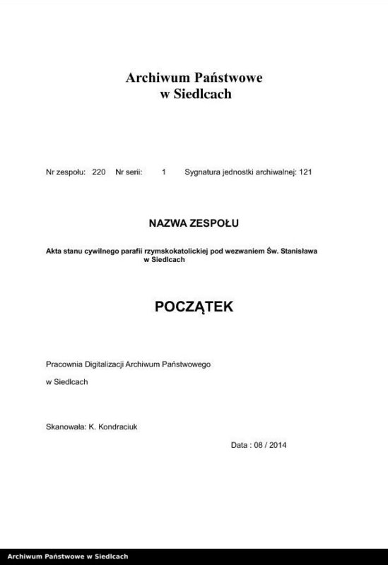 Obraz 2 z jednostki "[Akta urodzin, małżeństw i zgonów]"