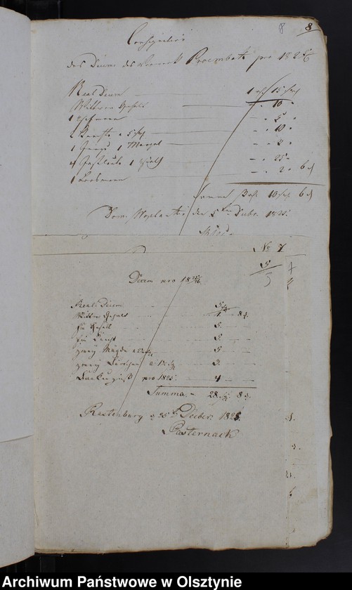 image.from.unit.number "Belaege zur deutschen Kirchen Rechnung von Rastenburg"