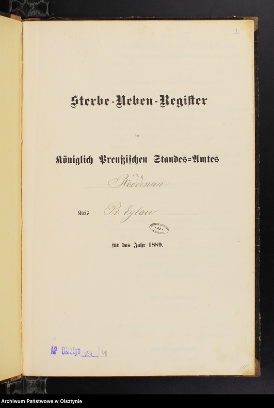 image.from.unit.number "Sterbe-Neben-Register Nr 1 - 23"