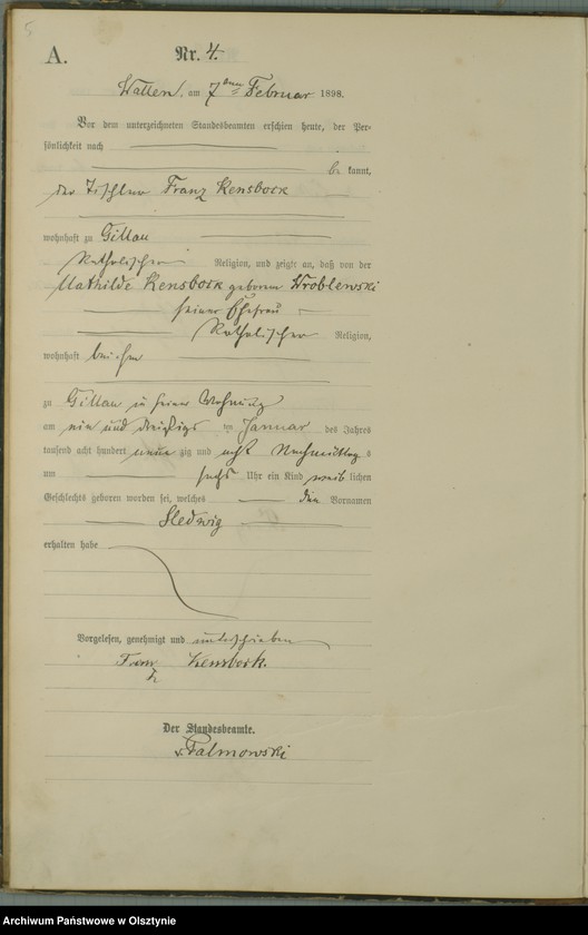 image.from.unit.number "Geburts-Haupt-Register Nr 1 - 67"