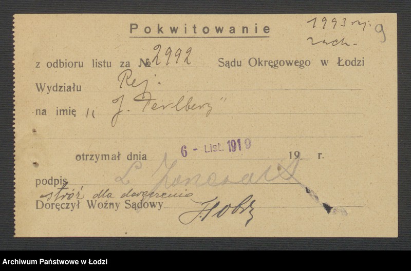 Obraz 11 z jednostki "Józef Perlberg - sprzedaż towarów manufakturowych i chustek"