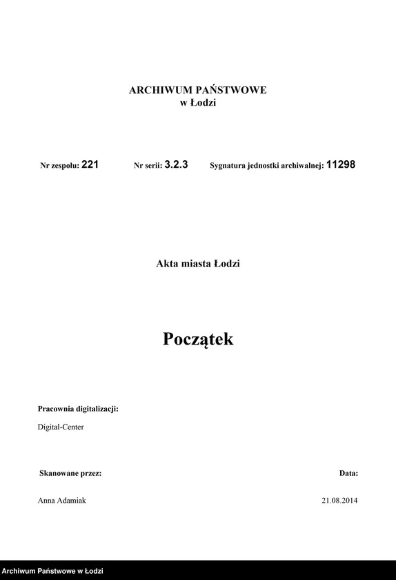 Obraz 3 z jednostki "[Księga ludności niestałej m. Łodzi nr domu polic.14/hip. 244, ul. Nowy Rynek - II uczastek]"