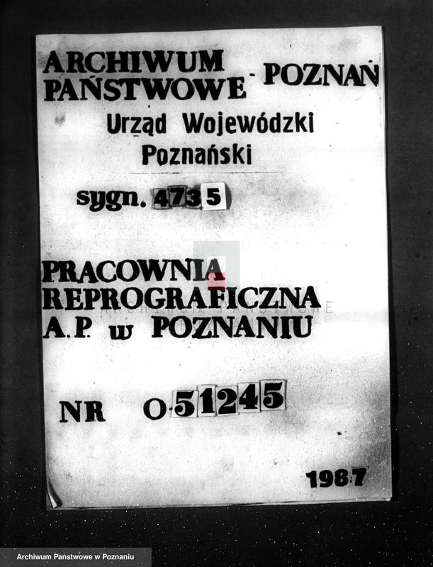 Obraz 1 z jednostki "Zatwierdzenie Rzeźni Miejskiej w Obornikach"