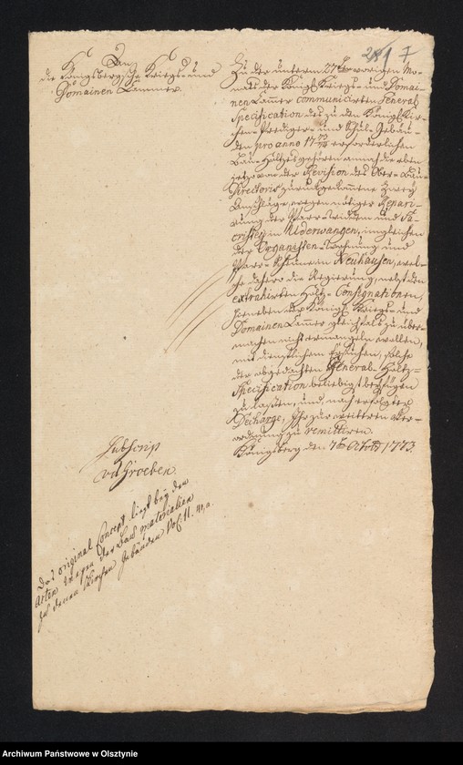 image.from.unit.number "Reparation der Organisten Wohnung auch Pfarr Scheune in Neuhausen [Romnowo]"