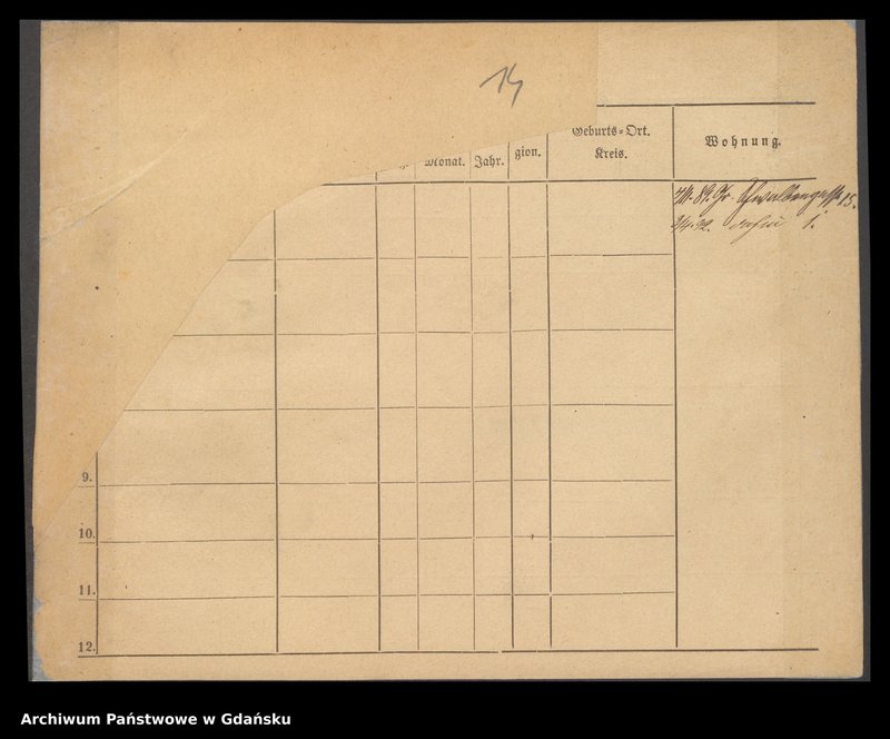 image.from.unit.number "Karty meldunkowe: Krause Magdalena - Krause Minna"