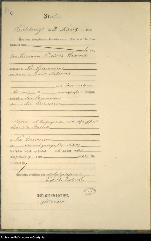 image.from.unit.number "Sterbe-Haupt-Register Nr 1 - 75"