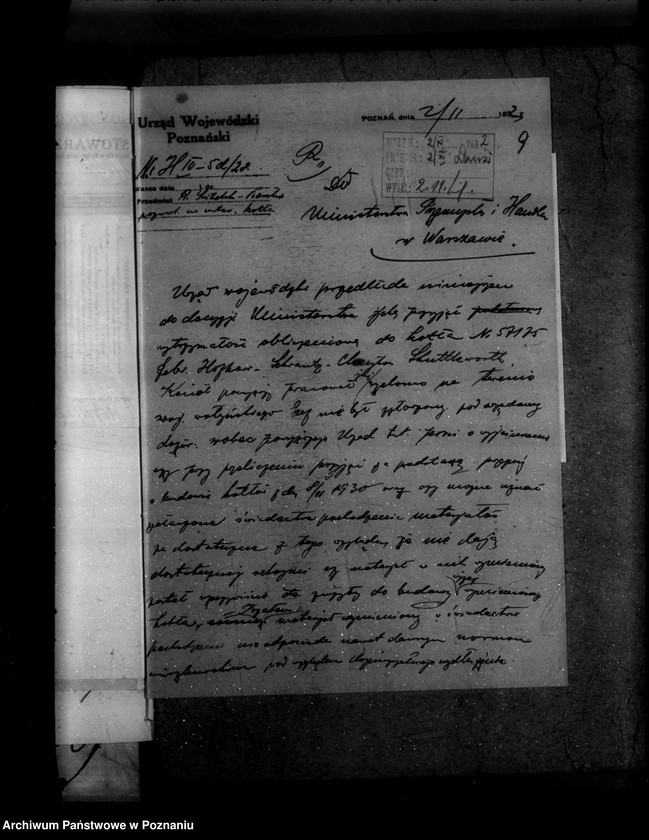 Obraz 14 z jednostki "Gospodarstwo rolne R. Świtalskiego majątek Psarskie powiat szamotulski nr woj. 6573"