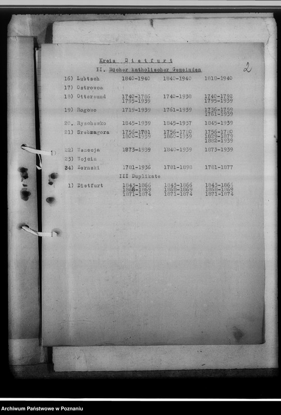 image.from.unit.number "Kreissippenamt Dietfurt [Żnin, wykazy ksiąg ewangelickich i katolickich]"
