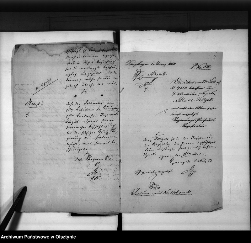 image.from.unit.number "Anstellung des Bezirks-Feldwebels Zillgitt [Friedrich August]"