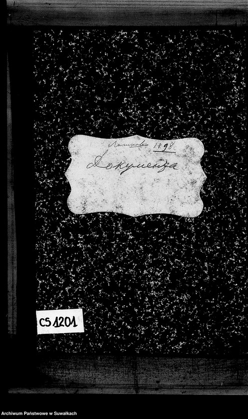 Obraz 3 z jednostki "Dokumenty k aktam brakošočetavšichsja Liškovskago Rimsko- katoličeskago Prichoda za 1898 god"