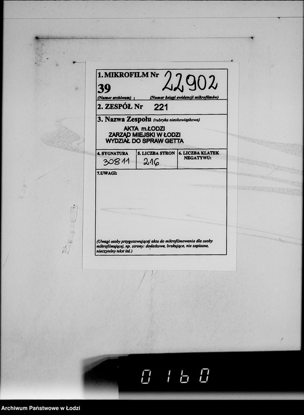 Obraz 2 z jednostki "Pelzabteilung. Warenverwertung an firma Martin Norenberg u.Krause Litzmannstadt"