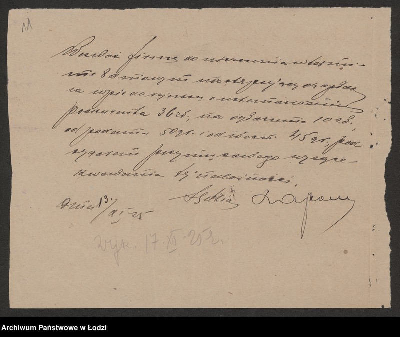 Obraz 13 z jednostki "Feliks i Henryk Bracia Szczecińscy- właściciel Feliks Szczeciński- dom ekspedycyjno-komisowy"