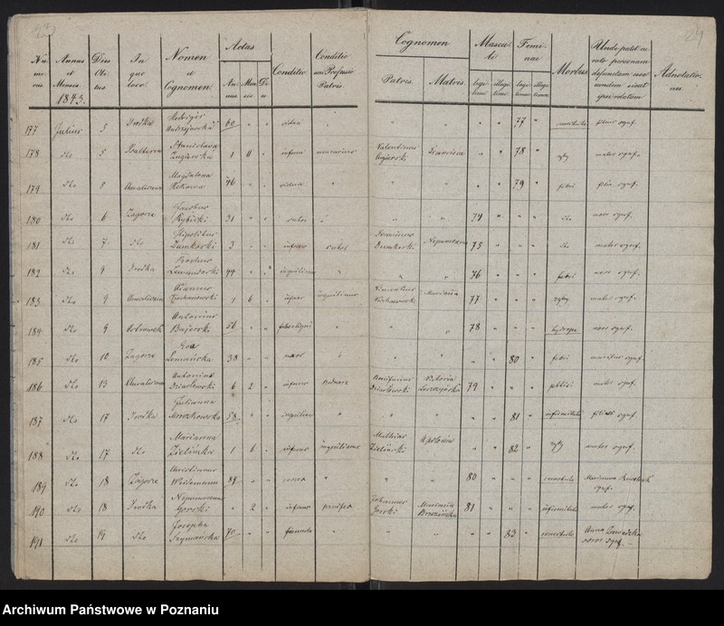 Obraz 14 z jednostki "Spis zgonów"