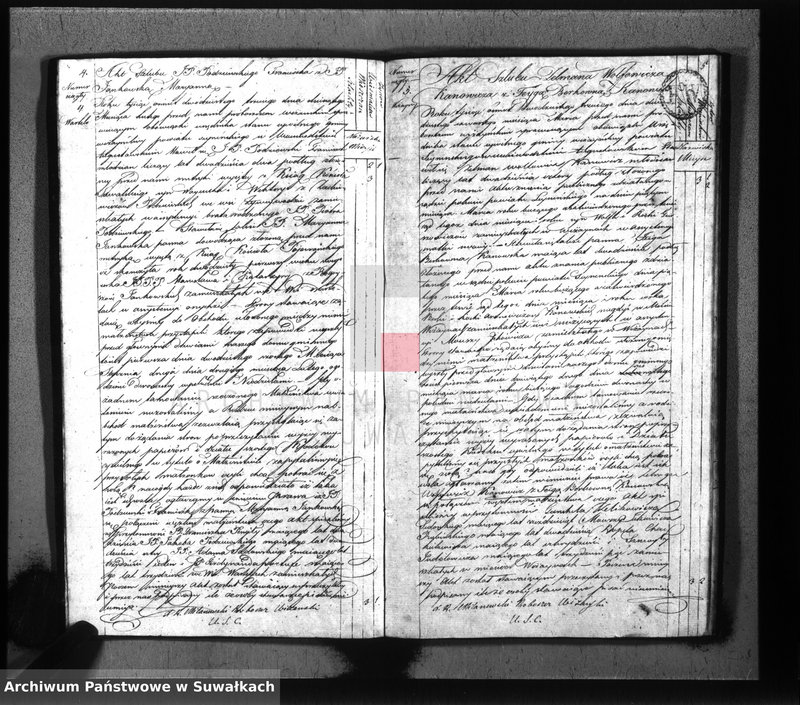 image.from.unit.number "Akta zaślubionych gminy wiżańskiey obwodu seyneńskiego, w województwie augustowskim od dnia 1-go stycznia do dnia ostatniego grudnia 1823 roku"