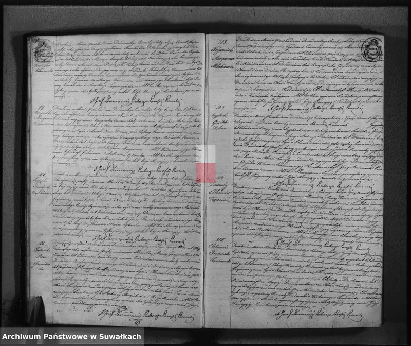 Obraz 18 z jednostki "Księga duplikat urodzonych, zaślubionych i umarłych parafii katolickiej Puńsk na rok 1850"