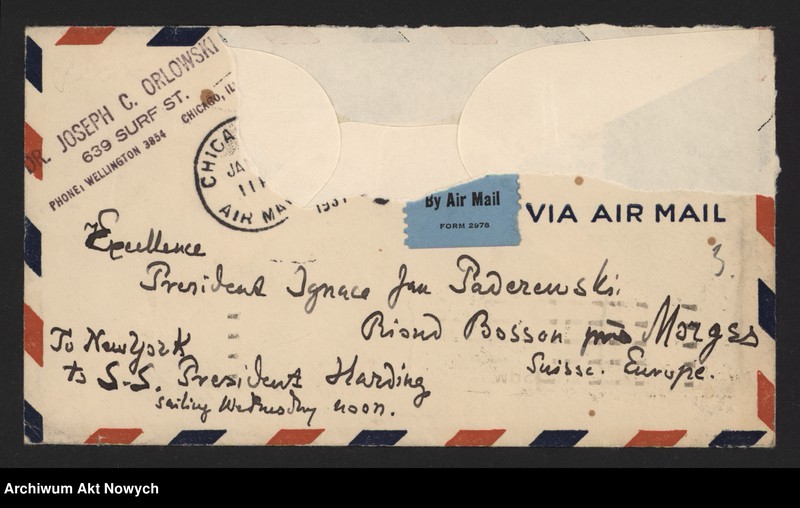 image.from.unit.number "Orłowski Józef; Załączniki: 1) list C. B. Orcutt