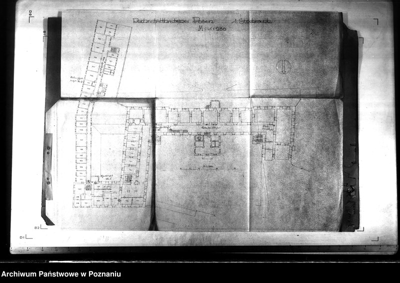 Obraz 6 z jednostki "Baupläne der Luftschutz und Brandwache für Dienstgebäude Posen, Felix- Dahn- Platz 17."