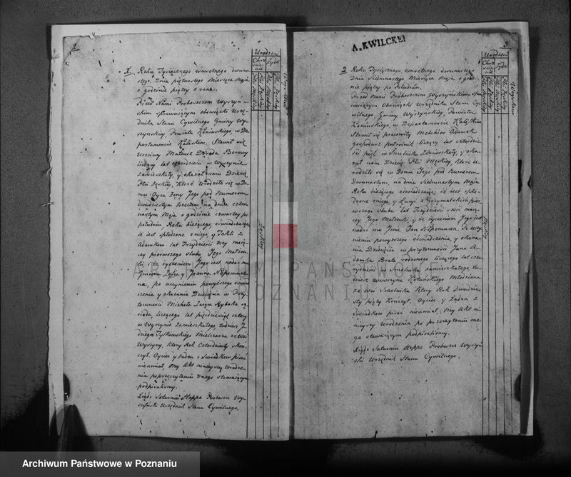 Obraz z jednostki "Akta urodzeń i zgonów"