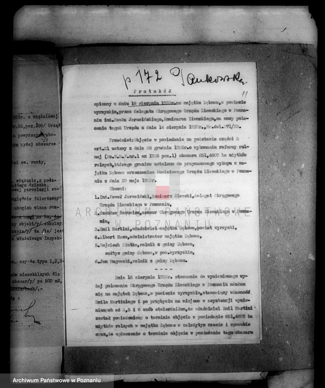 Obraz 15 z jednostki "Rozrachunek z gminą Nakło odnośnie rozparcelowanych obszarów dworskich Trzeciewnica i Koziagóra oraz części majątku Dębowo i Chrząstowo powiatu wyrzyskiego"