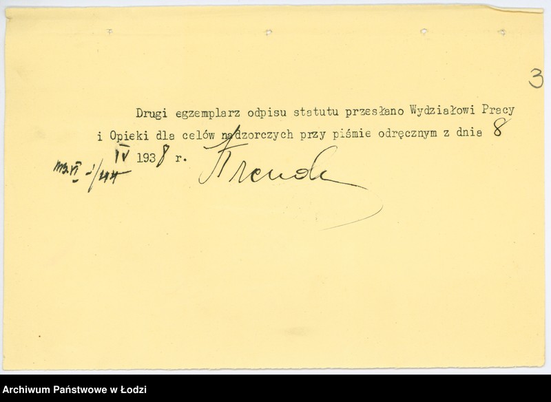 Obraz 6 z jednostki "Towarzystwo Opieki nad dziećmi żydowskimi w Kutnie"