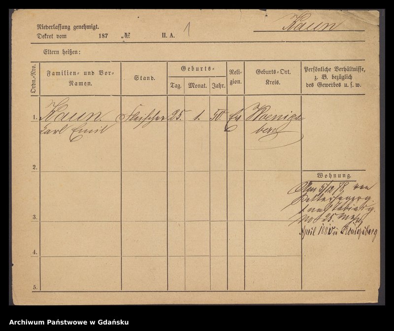 image.from.unit.number "Karty meldunkowe: Kaun - Kecker"