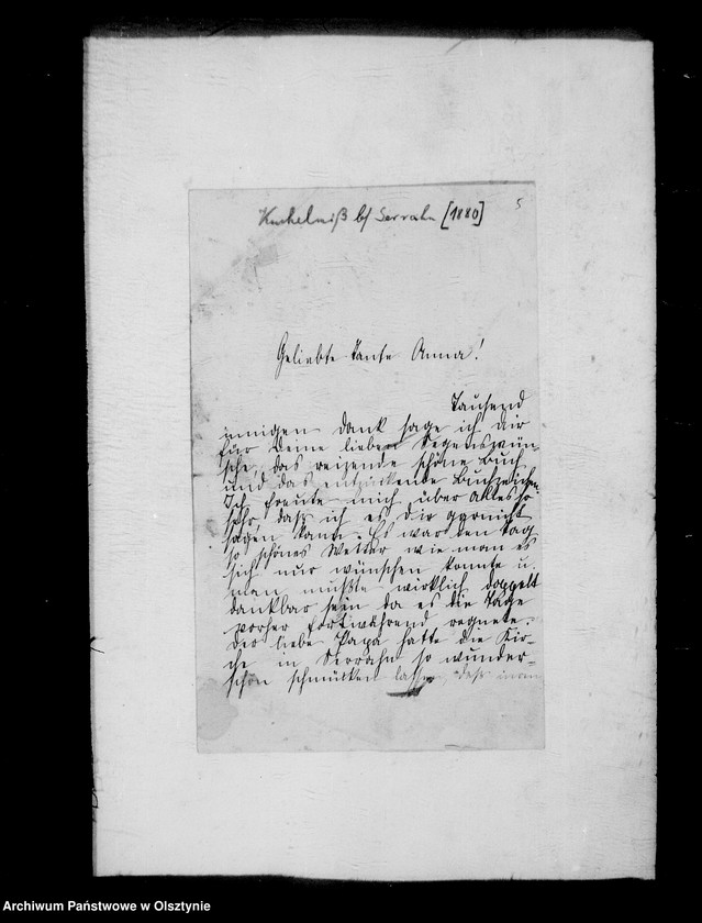 image.from.unit.number "/Therese Gfin Hahn- Kuchelmiss, spätere Gfin Bernsdorff auf Dreilützow mit der Grossichte Alette an ihre Tante Anna Gfin lehndorff geb. Hahn/"