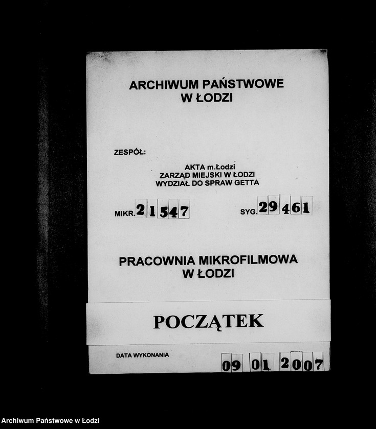 Obraz 1 z jednostki "J-91-105 [Wnioski Żydów w Getcie o zwrot długów za wzięty na kredyt towar przez kupujących]"