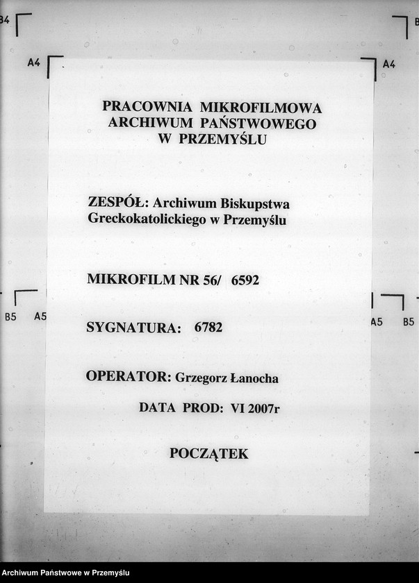 image.from.unit.number "[Kopie ksiąg metrykalnych parafii Makowa z filiami Huwniki, Leszczyny (dekanat Dobromil)]"